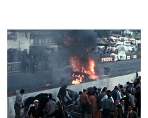 El desastre de Le Mans fue un choque múltiple sucedido el 11 de junio de 1955 en el circuito de la Sarthe